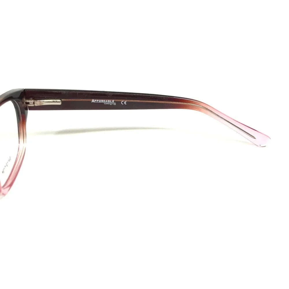 Affordable Designs Eyeglasses Frames BROOKLYN BROWN ROSE Rectangular 51-18-140
